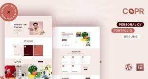 Copr – One Page Personal Portfolio, CV and Resume Theme
